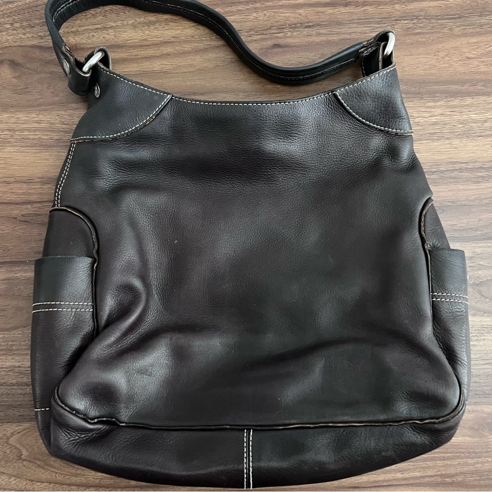 Celine Black Leather Women's Shoulder Bag